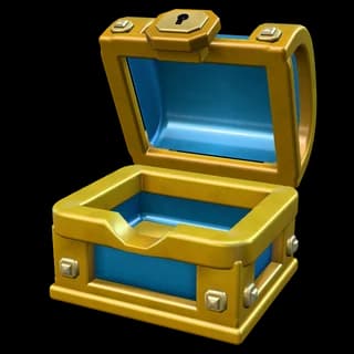 Golden Chest, open