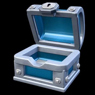 Silver Chest, open