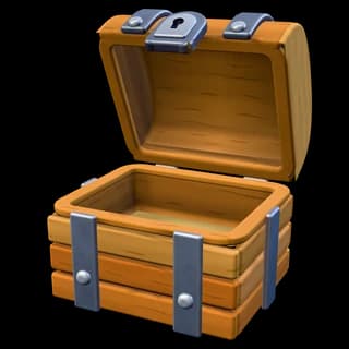 Wooden Chest, open
