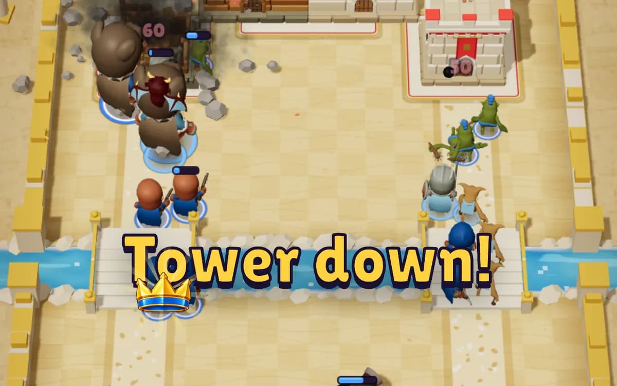 In-game screenshot of a 2v2 battle